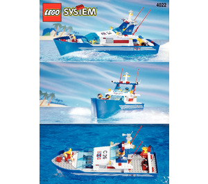 LEGO C26 Sea Cutter 4022 Instructions