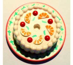LEGO Cake avec rouge Cherries et Oranges (33013)