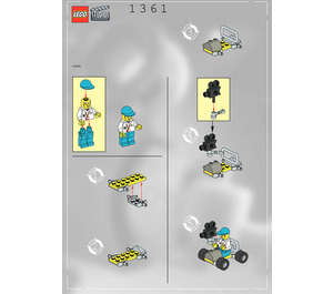 LEGO Kamera Auto 1361 Instructions