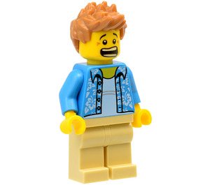 LEGO Fotocamera Operator con Spiky Capelli Minifigure