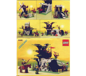 LEGO Camouflaged Outpost Set 6066 Instructions