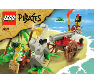 LEGO Cannon Battle Set 6239 Instructions