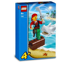LEGO Cannonball Jimmy en Haai 7082 Packaging