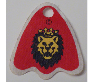 LEGO Cape with Round Lobes with Lion Head