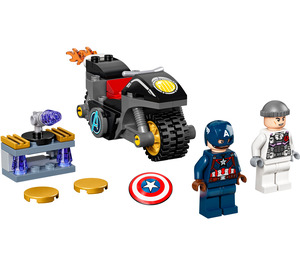 LEGO Captain America en Hydra Face-Off 76189