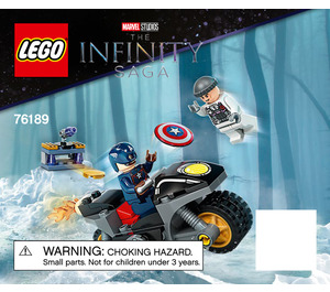 LEGO Captain America et Hydra Face-Off 76189 Instructions