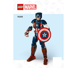 LEGO Captain America Construction Figure 76258 Instrucciones