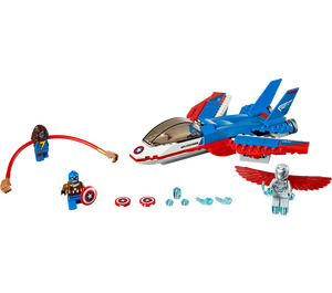 LEGO Captain America Jet Pursuit 76076