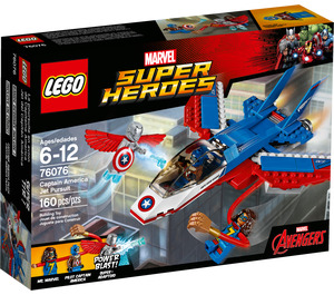 LEGO Captain America Jet Pursuit Set 76076 Packaging