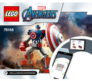 LEGO Captain America Mech Armor Set 76168 Instructions