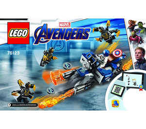 LEGO Captain America: Outriders Attack 76123 Instructions