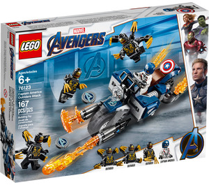 LEGO Captain America: Outriders Attack 76123 Packaging