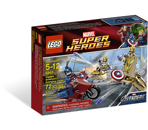 LEGO Captain America's Avenging Cycle Set 6865 Packaging