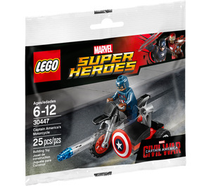 LEGO Captain America's Motorcycle  Set 30447 Packaging