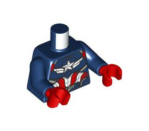 LEGO Captain America (Sam Wilson) Minifig Torso (973)