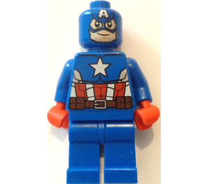 LEGO Kapten America med Blå Kostym Minifigur