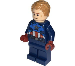 LEGO Captain America with Dark Red Hands  Minifigure