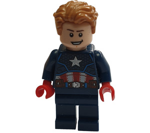 LEGO Kaptein America med Rød Hender Minifigur