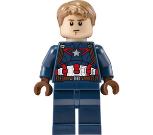 LEGO Kapitan America z Stern Twarz Minifigurka