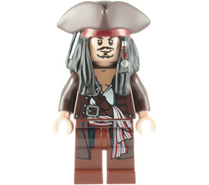 LEGO Captain Jack Sparrow met Tricorne Hoed minifiguur