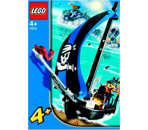 LEGO Captain Kragg's Pirate Boat Set 7072 Instructions