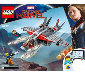 LEGO Captain Marvel and The Skrull Attack Set 76127 Instructions