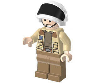 LEGO Captain Raymus Antilles with Dark Tan Shirt and Large Badge Minifigure