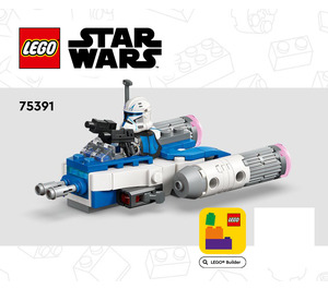 LEGO Captain Rex Y-wing Microfighter  75391 Instrucciones