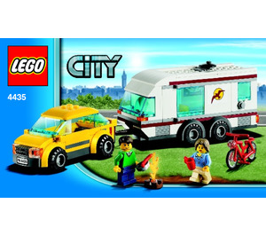 LEGO Car and Caravan Set 4435 Instructions