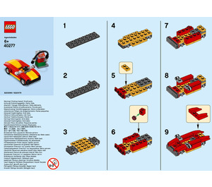 LEGO Car and petrol pump Set 40277 Instructions