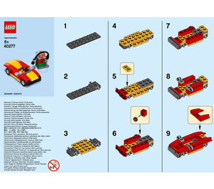 LEGO Car and petrol pump 40277 Instructies