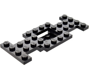 LEGO Auto Basis 4 x 10 x 0.67 met 2 x 2 Open Midden (4212)