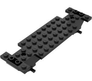 LEGO Auto Onderkant 4 x 14 x 1.33 met Pin (30262)