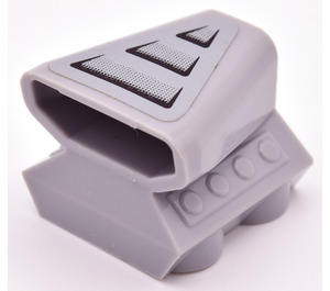 LEGO Auto Motor 2 x 2 met Lucht Scoop met Lucht Intake 8140 Sticker (50943)