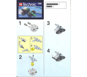 LEGO Car Set 1260-1 Instructions