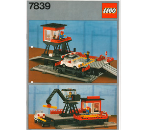 LEGO Car Transport Depot Set 7839 Instructions