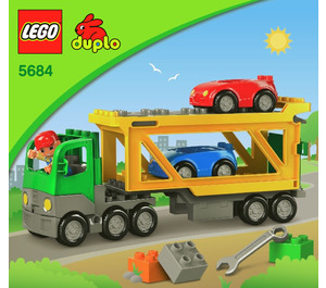 LEGO Car Transporter Set 5684 Instructions