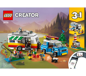 LEGO Caravan Family Holiday 31108 Instructions