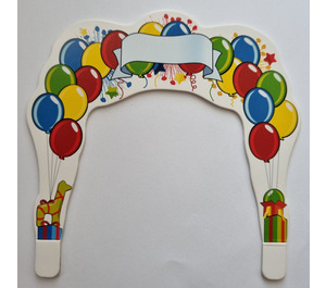 LEGO Cardboard Arche
 avec Balloons for Set 850791