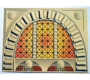 LEGO Pahvi Tausta Bank / Arched Ikkuna (43651)