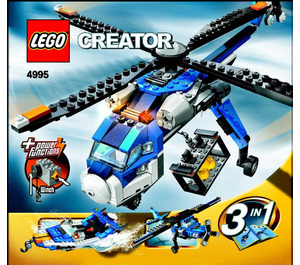 LEGO Cargo Copter Set 4995 Instructions
