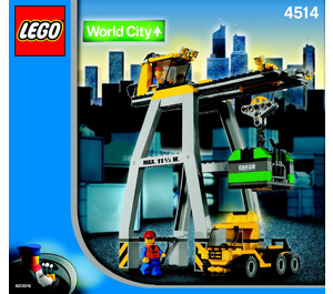 LEGO Cargo Crane 4514 Instrucciones