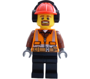 LEGO Cargo Terminal Man Worker Minifigur