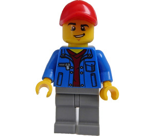 LEGO Cargo Terminal Truck Driver Minifigur