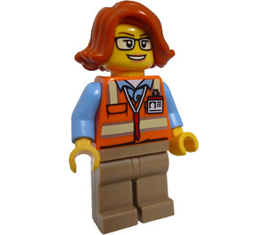 LEGO Cargo Terminal Worker Minifigurka