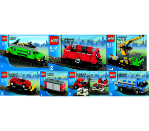 LEGO Cargo Train Deluxe Set 7898 Instructions