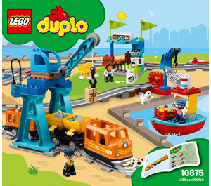 LEGO Cargo Train Set 10875 Instructions