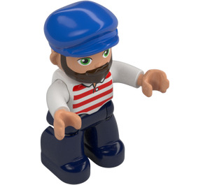 LEGO Cargo Train Worker Figurine Duplo