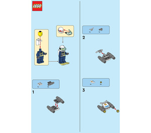 LEGO Carl Confidential's Diving Scooter 952208 Instructies