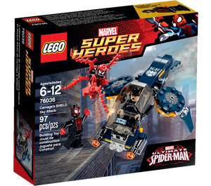LEGO Carnage's Bouclier Sky Attack 76036 Packaging
